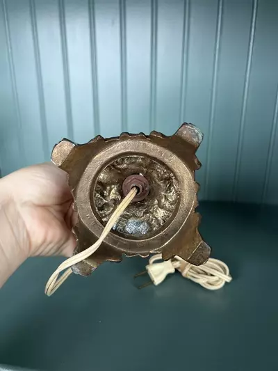 plant/Bisque Style Cherub Accent Lamp-2-thumbnail