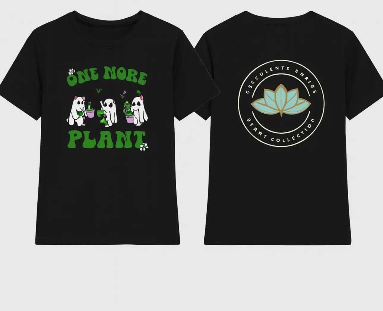 free_shipping/🌿 HALLOWEEN ONE MORE PLANT T-Shirt | Succulents Empire Exclusive | S–2XL-0