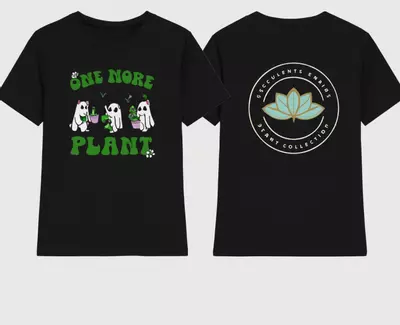 free_shipping/🌿 HALLOWEEN ONE MORE PLANT T-Shirt | Succulents Empire Exclusive | S–2XL-0-thumbnail