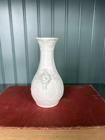 plant/Parian Ware / Bisque Style Bud Vase-0-thumbnail