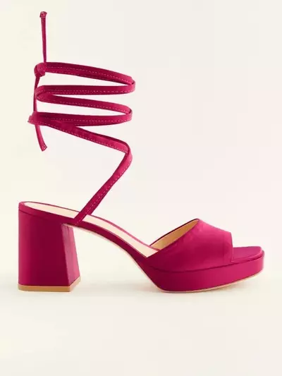 plant/REFORMATION Magda Ankle Tie Platform - Rhubarb NWOB Size 8.5-2-thumbnail