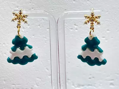 plant/Xmas Tree Squiggles (Gold)-0-thumbnail