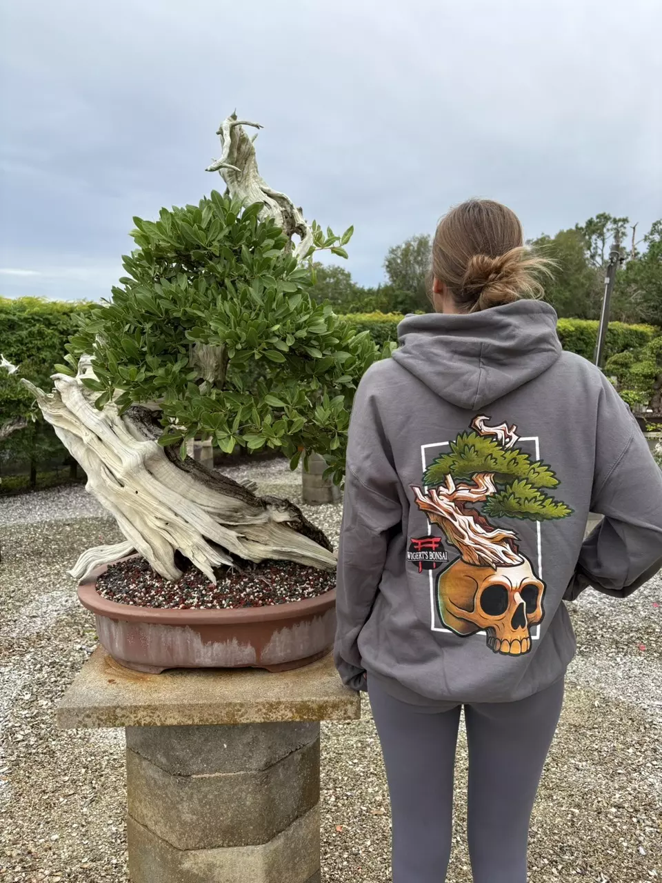 plant/Wigert’s Bonsai SKULL Hoodie Sweatshirt-0