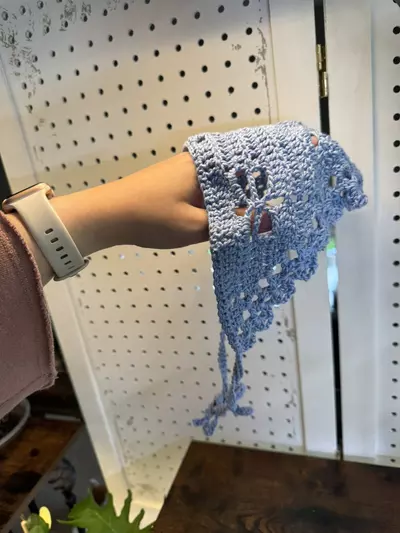 plant/Dragonfly Crochet Bandana-2-thumbnail