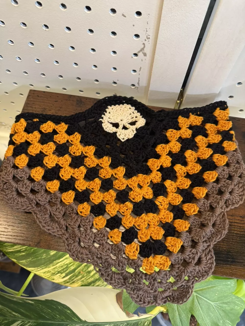 plant/Death’s-Head Hawkmoth Crochet Bandana-0