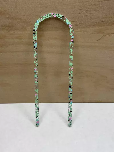 plant/3pk Neon Glitter Splatter 6” rounded Trellis-0-thumbnail