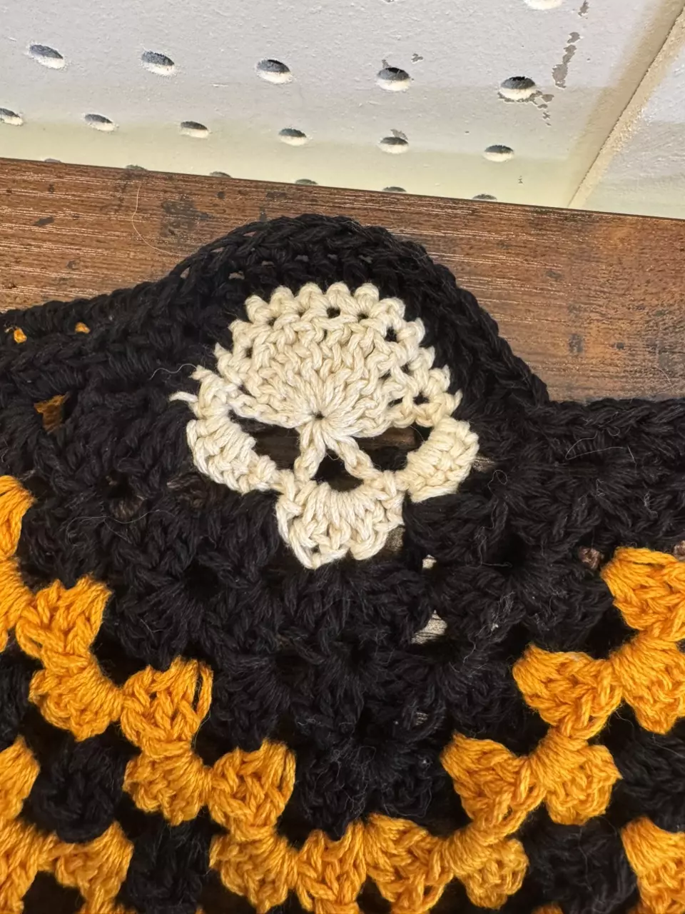 plant/Death’s-Head Hawkmoth Crochet Bandana-1