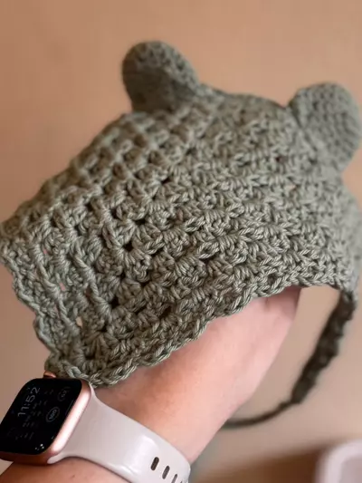 plant/Frog Crochet Bandana-2-thumbnail