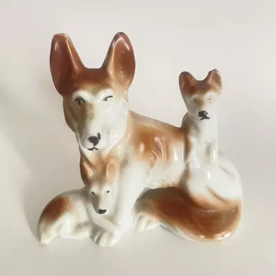 plant/Porcelain German Shepherd Family-0-thumbnail