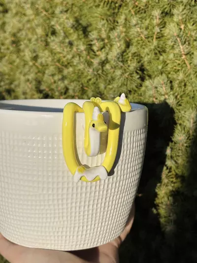 plant/Lemon Meringue Snake Pot Perch - Plant Pot Decor-6-thumbnail