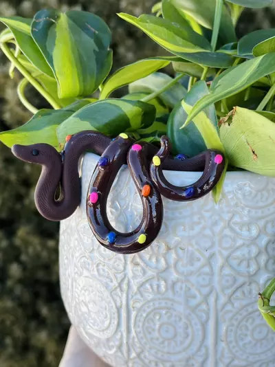 plant/Rainbow Brownie Pot Perch - Plant Pot Decor-2-thumbnail