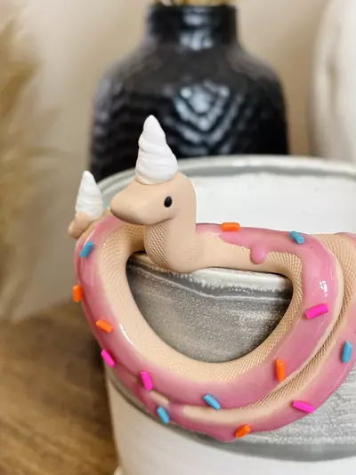 plant/Donut Snake Pot Perch - Plant Pot Decor-4-thumbnail