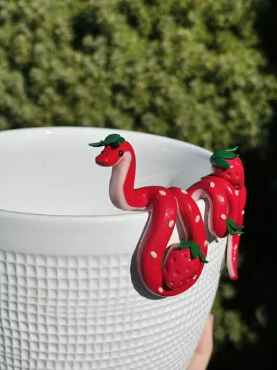 plant/Strawberry Snake Plant Pot Decor-2-thumbnail