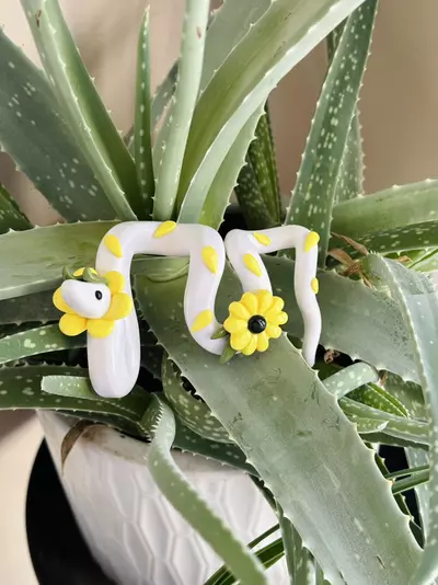 plant/Sunflower Snake Plant Pot Decor-4-thumbnail