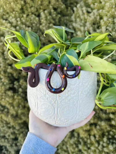 plant/Rainbow Brownie Pot Perch - Plant Pot Decor-6-thumbnail