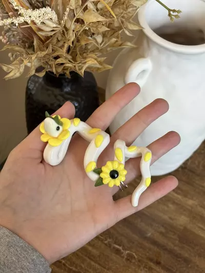 plant/Sunflower Snake Plant Pot Decor-1-thumbnail