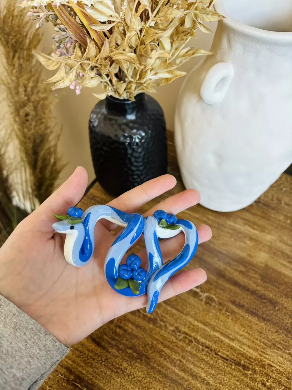 plant/Blueberry Snake Pot Perch - Plant Pot Decor-1