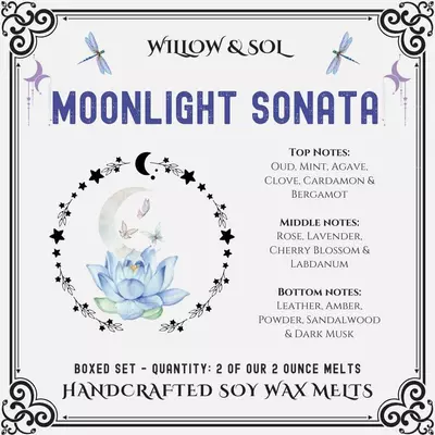 plant/Moonlight Sonata 100% Soy Wax Melts (2 for $7)-2-thumbnail