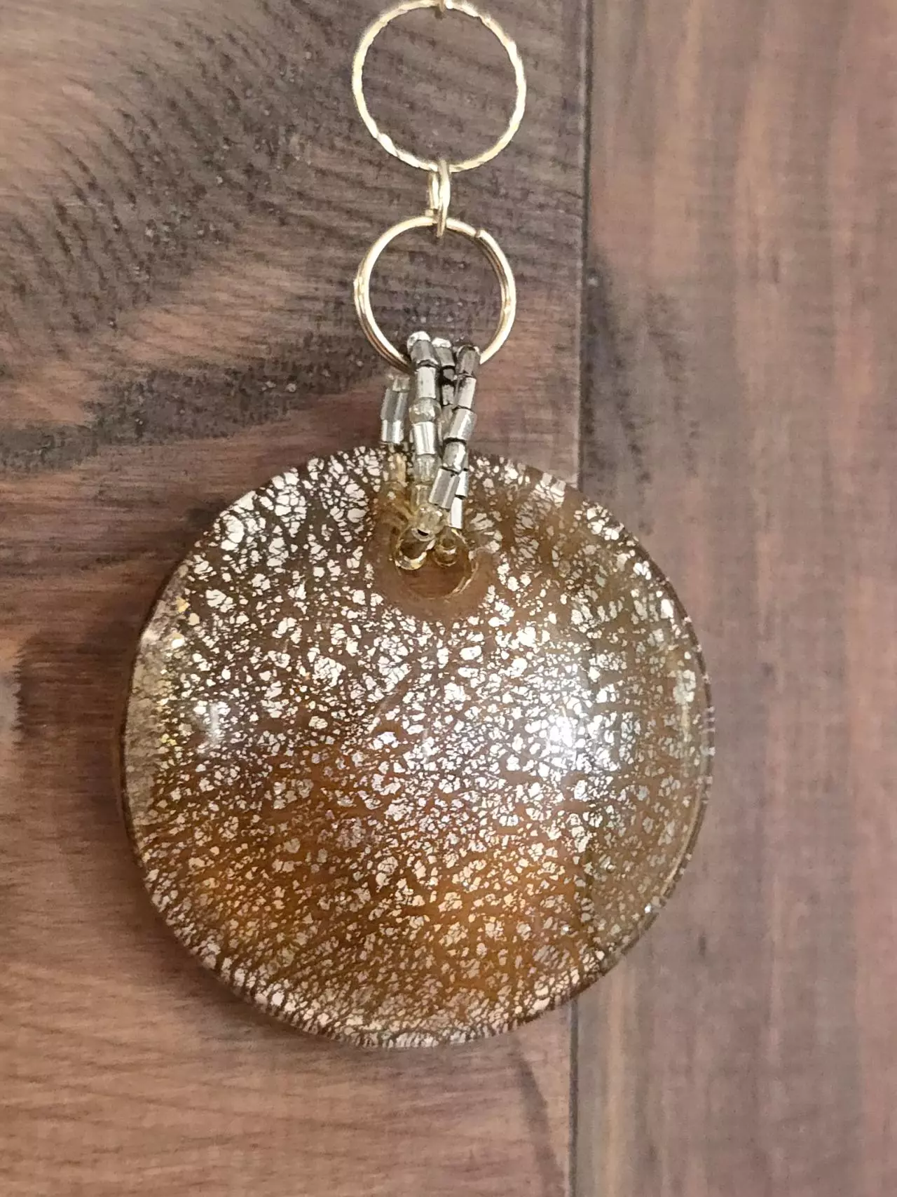 plant/Gold Hamsa Hand Suncatcher/Wall Hanging with Amber-1