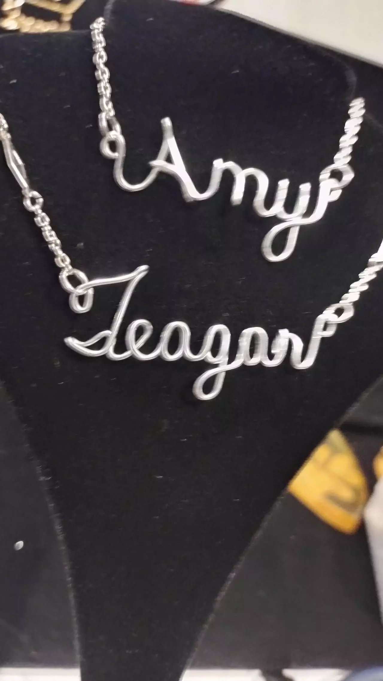 plant/Steel personalized necklace.-2