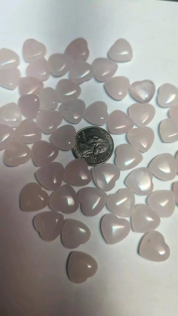 plant/Mini Rose Quartz Heart 🩷-0