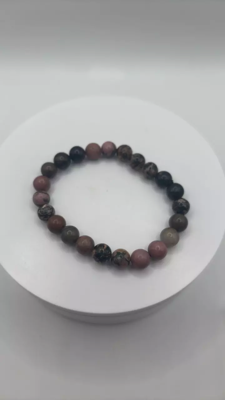 plant/Rhodonite Bracelet 295-0
