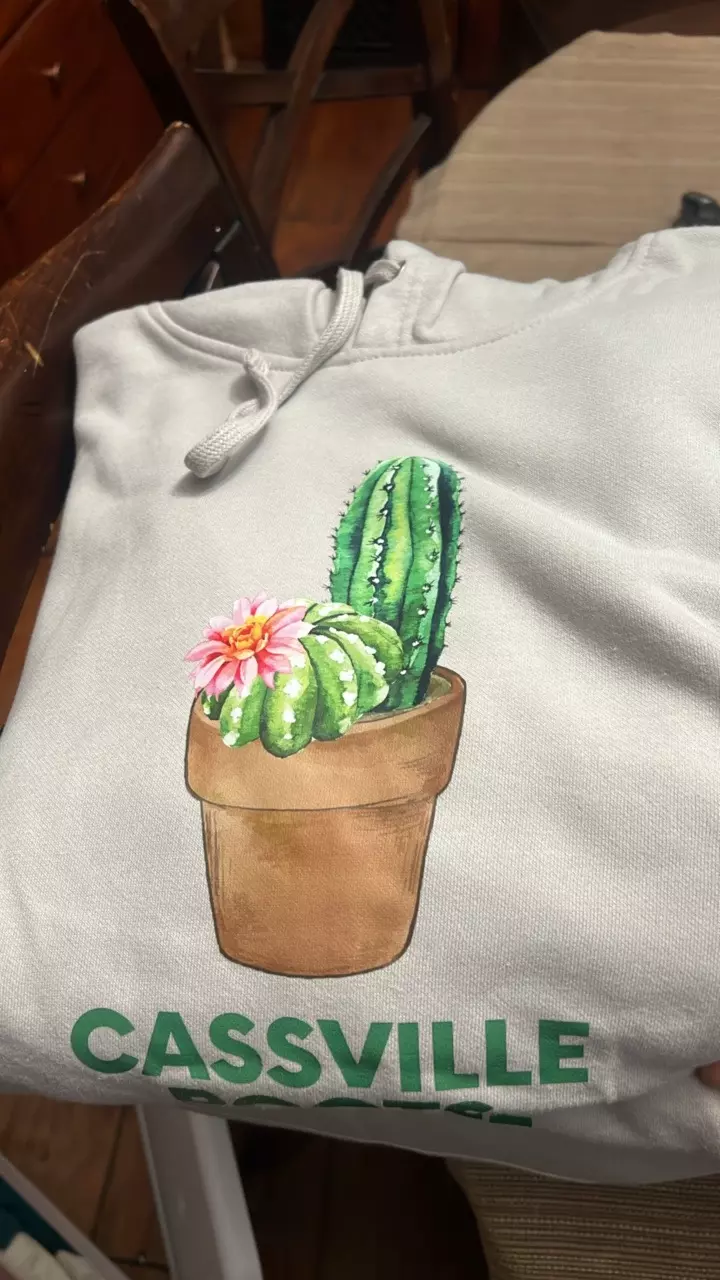 plant/Logo Hoodie Tan LARGE-0