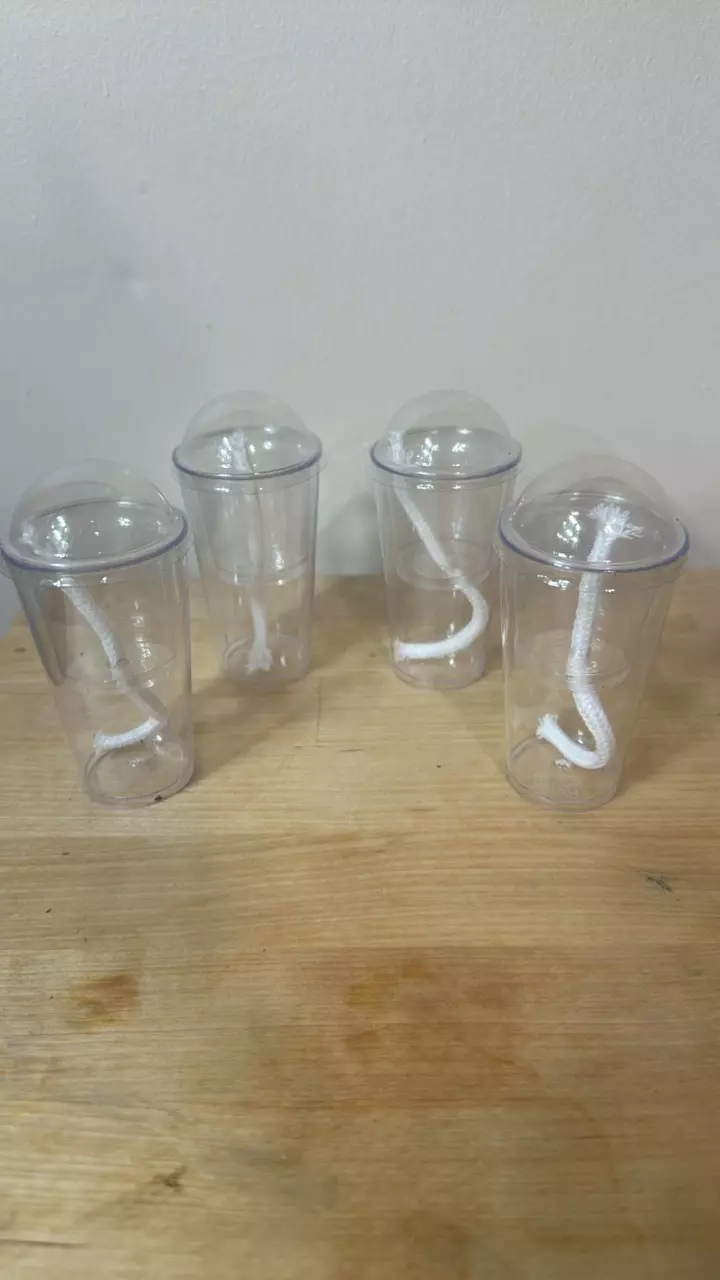 plant/4 Self Watering cups. Small for Corms, nodes and chonks-0