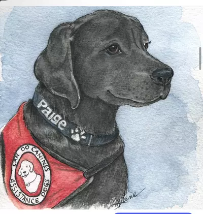 plant/Custom 5x7 Pet Illustration - shipping included in price-0-thumbnail