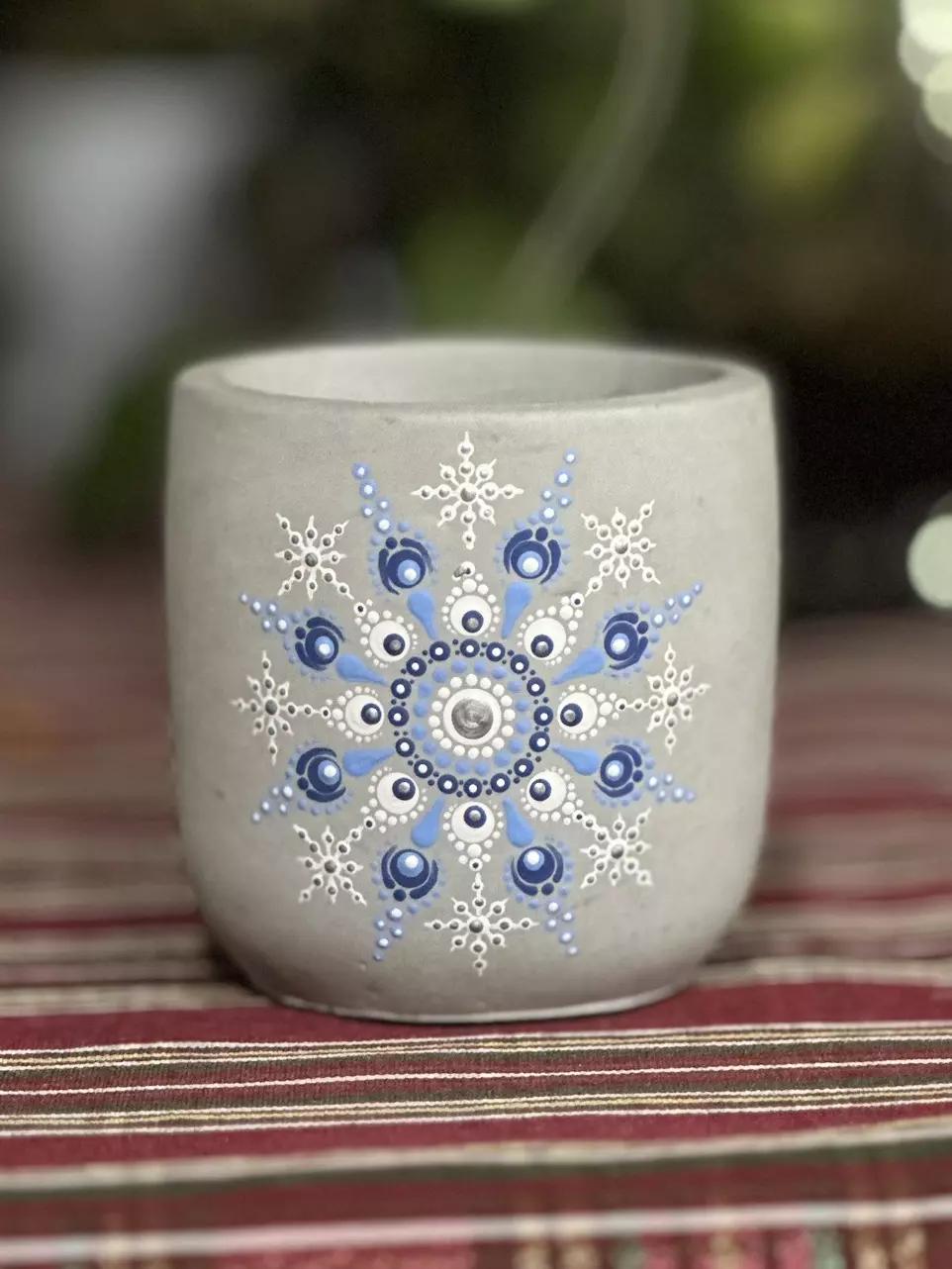 plant/Custom concrete 2.5 inch pot. With or without drainage.-1