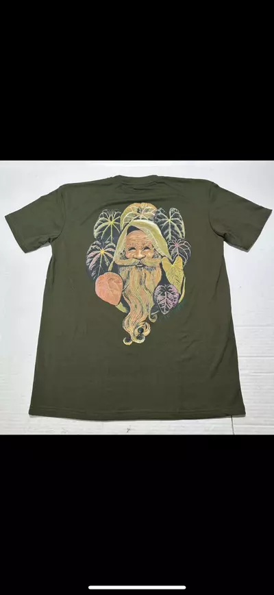 plant/2XL Papa T Shirt Olive Green-0-thumbnail