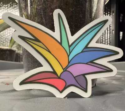 free_shipping/Rainbow Sansevieria Sticker-0-thumbnail