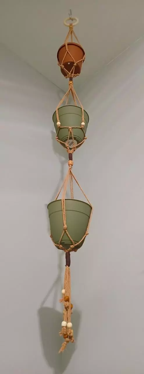 plant/3 Tier Plant Hanger for Small Pots!-1