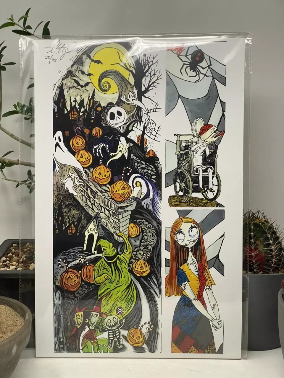 plant/Limited Edition Art Print. “Nightmare Before Christmas”-0