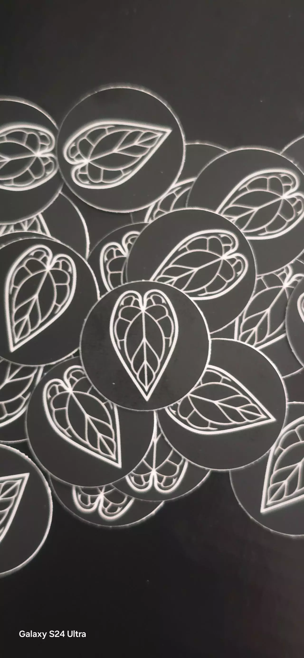 free_shipping/Small anthurium leaf sticker-0