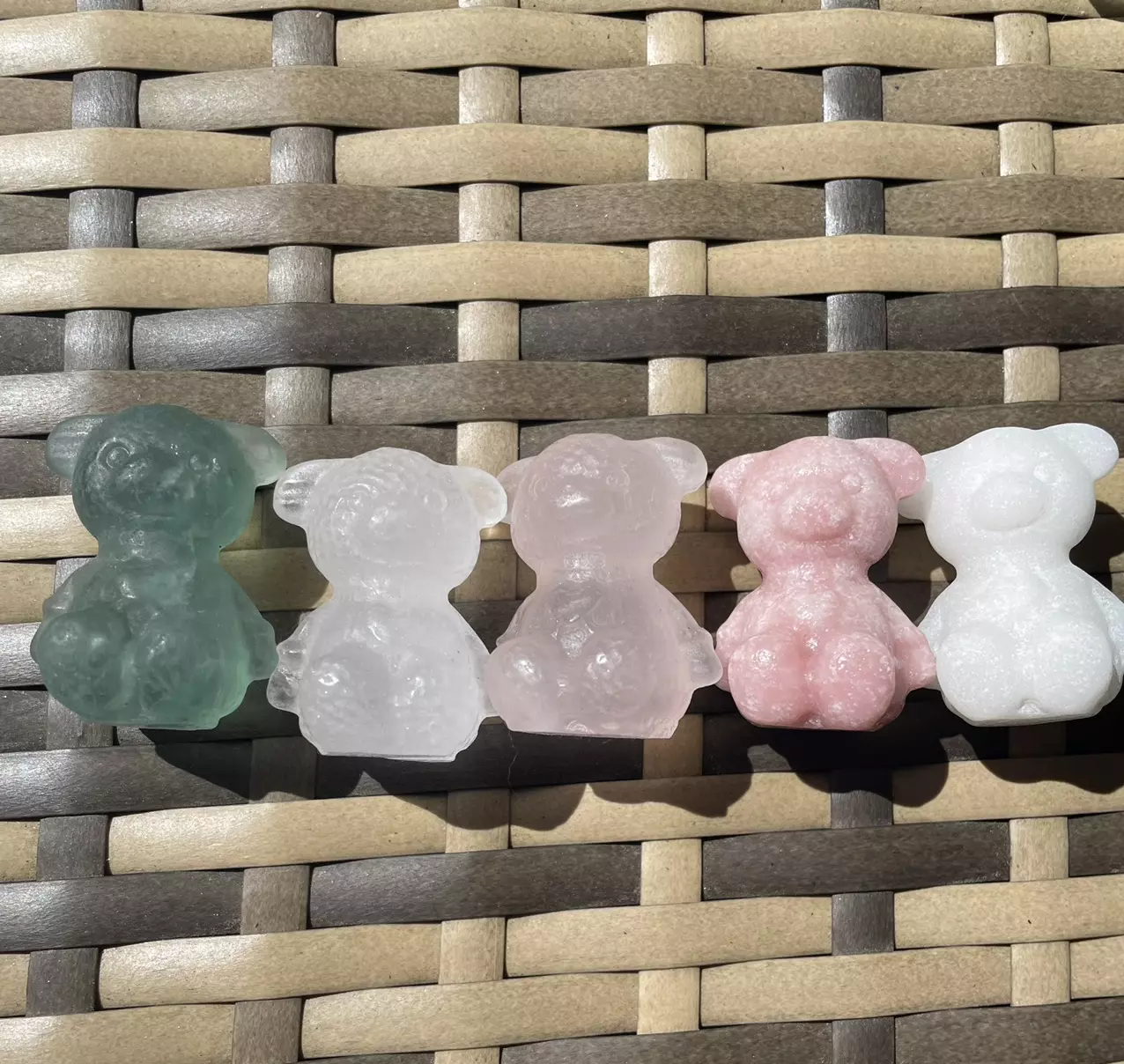 plant/Clear Quartz Teddy Bear-1