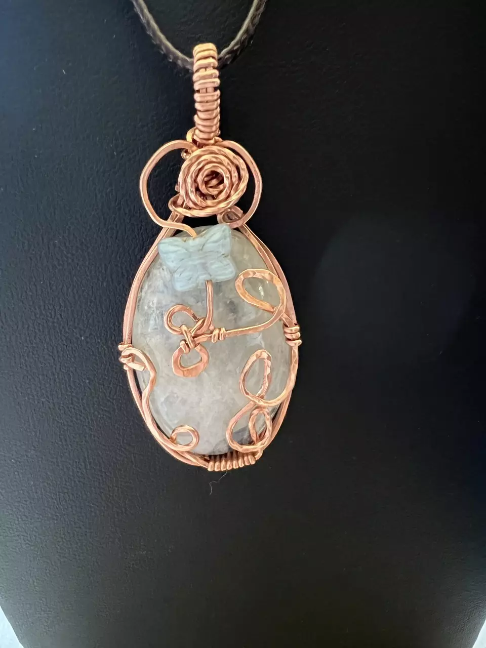 plant/Moonstone in copper-0