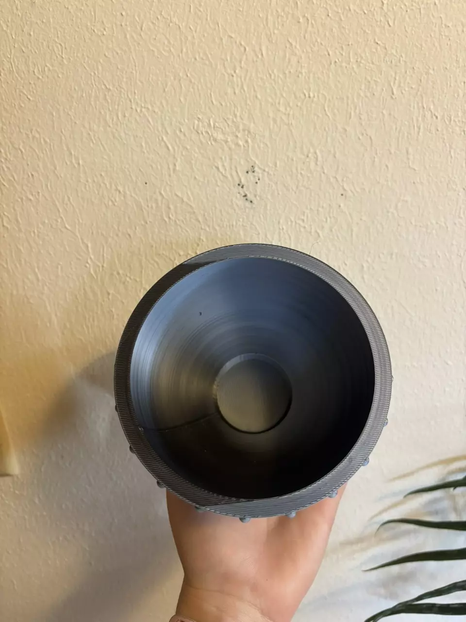 plant/4” Oreo Dual Color Hobnail Pot-4