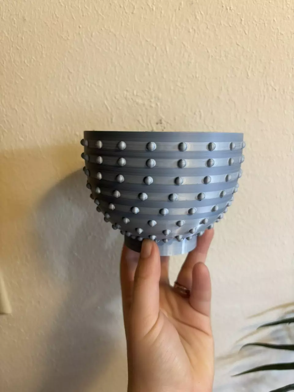 plant/4” Oreo Dual Color Hobnail Pot-0