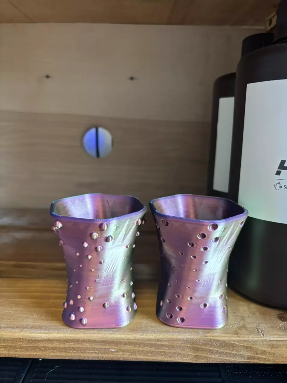 plant/2 pk Coral Sea Inner and Outer Bubbles Pots in Rainbow 1-1