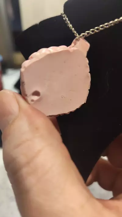 plant/Pink Reptile Eye necklace-4-thumbnail