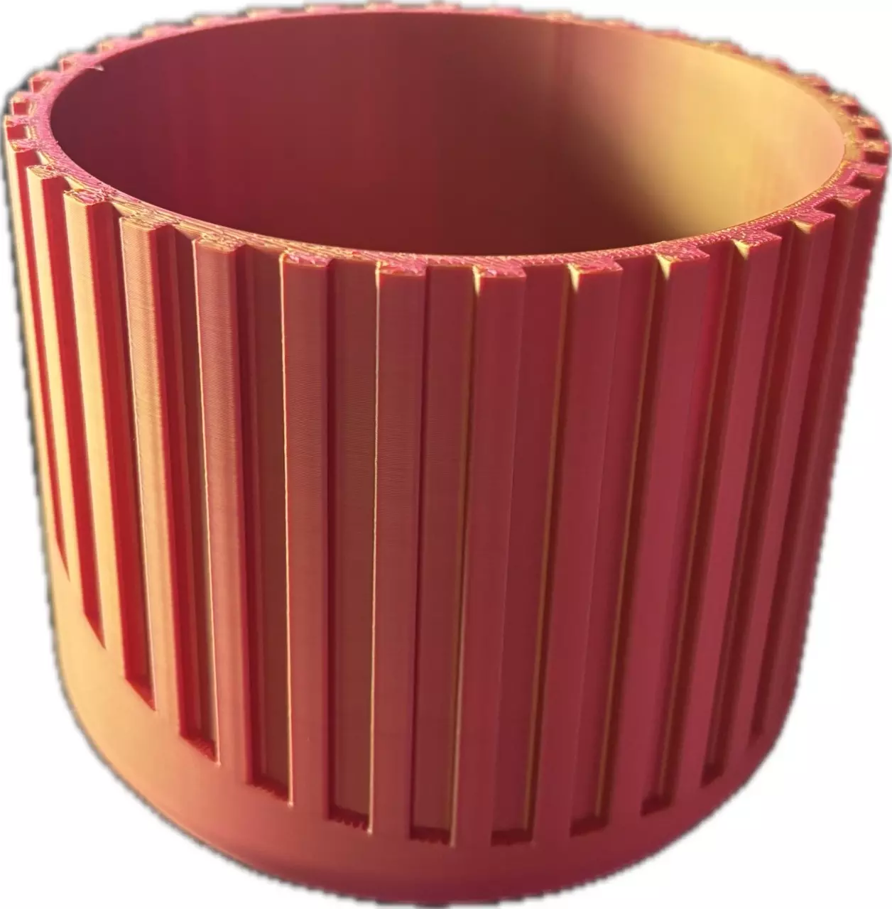 plant/Modern Planter in Red Gold-5
