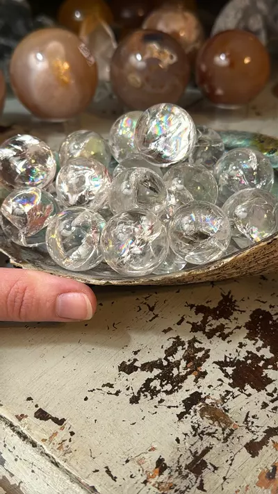 plant/$8 | Rainbow Quartz Sphere - seller’s choice-0-thumbnail