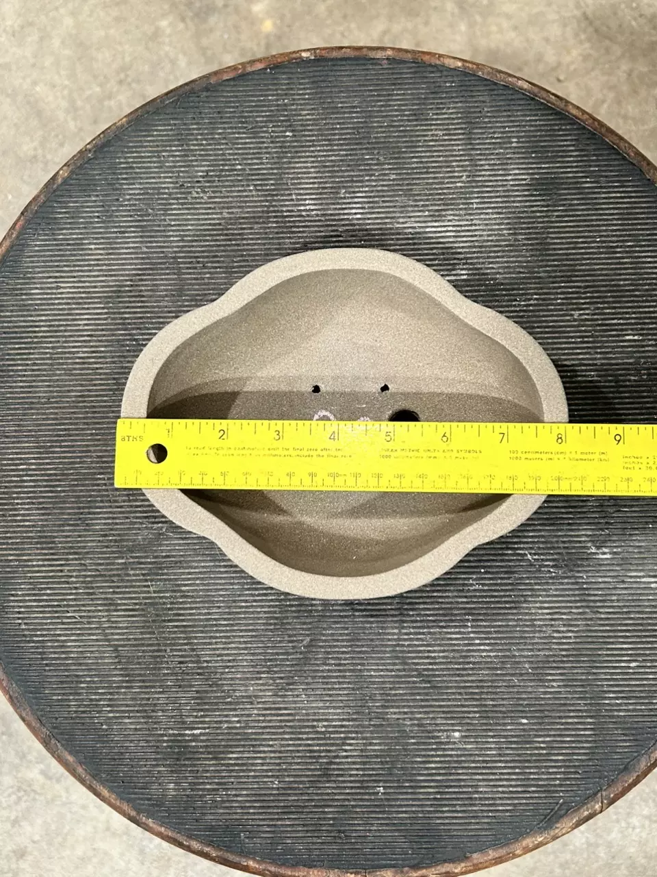 plant/8” Unglazed Bonsai Pot - Oval-1