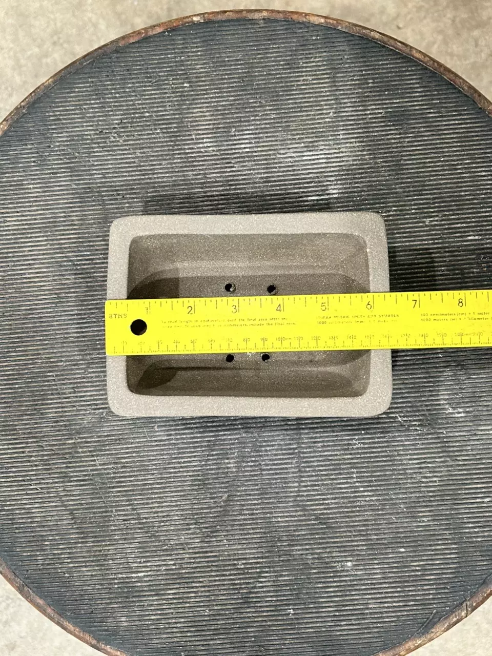 plant/6” Unglazed Bonsai Pot - Rectangle-1