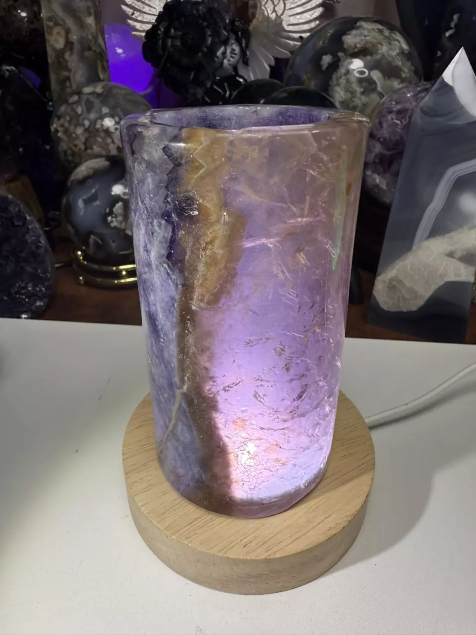 heat_pack/Fluorite lamp w/color light stand-0