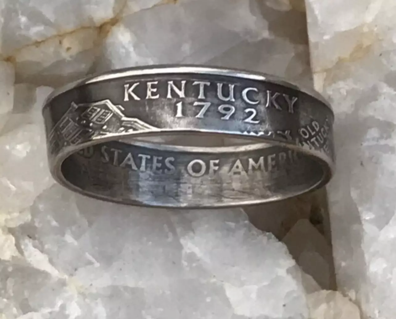 plant/State Quarter Coin Rings-3