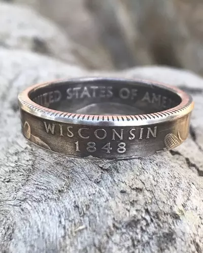 plant/State Quarter Coin Rings-2-thumbnail
