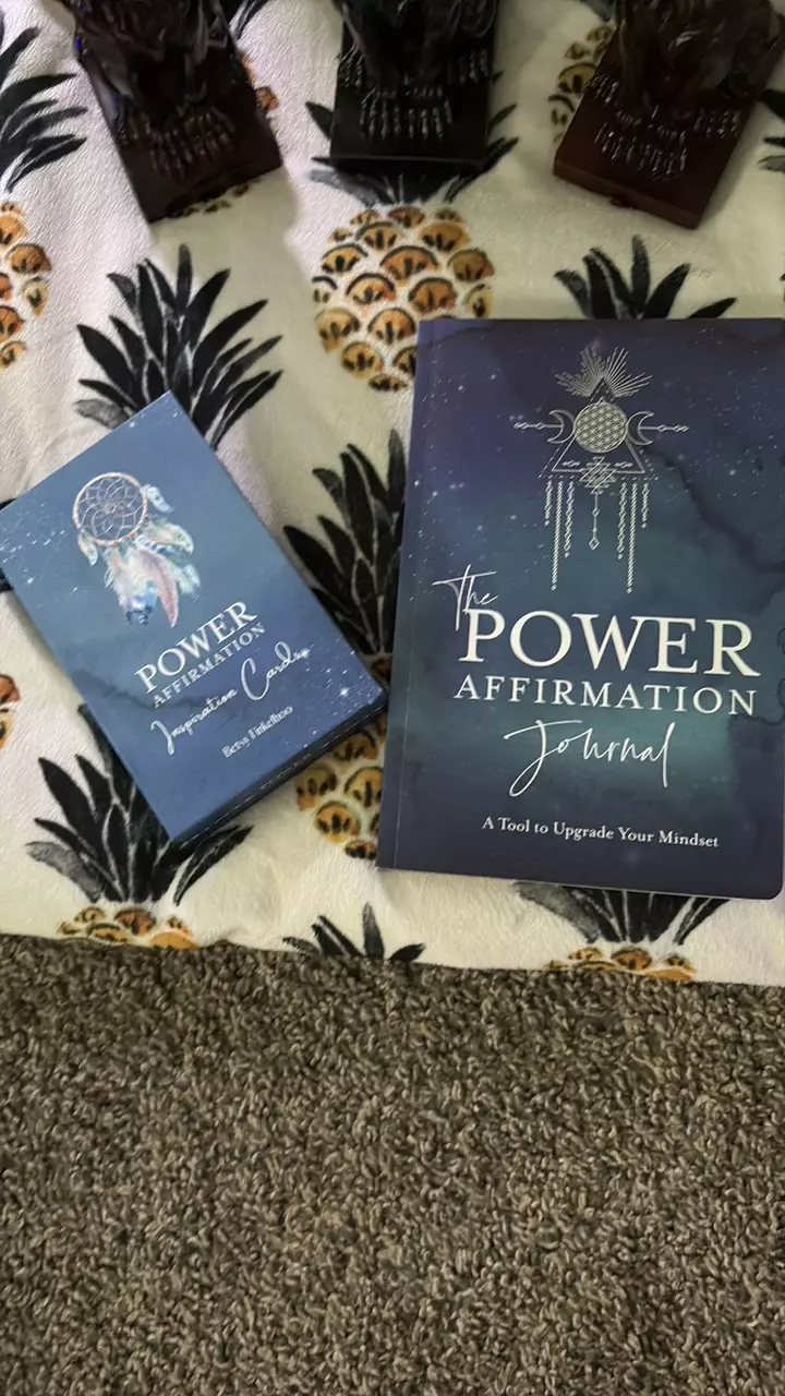 plant/Affirmation cards and journal set-0