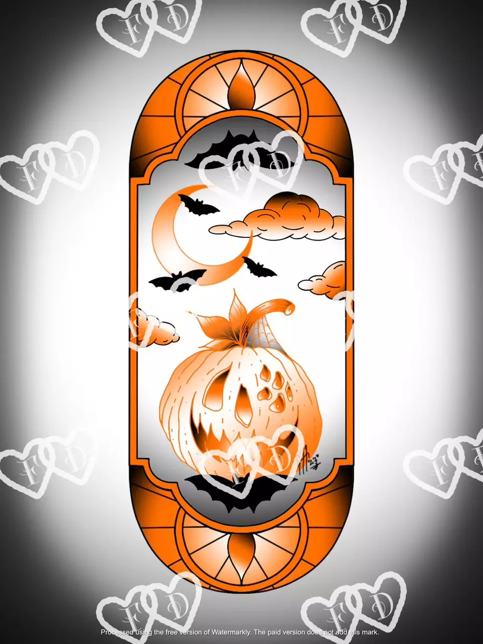 plant/Mutant Jack o’ Lantern - Orange - Art Print-0